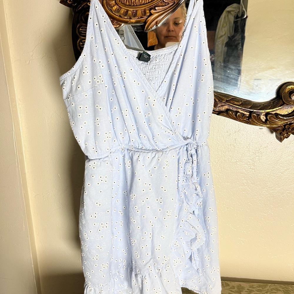 Wild fable blue shorts romper